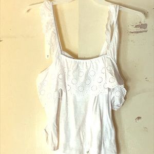 White crop top